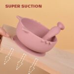 BPA-Free-Rabbit-Silicone-Bowl-for-Baby-Silicone-Baby-Feeding-Bowl-Tableware-Waterproof-Spoon-Non-Slip
