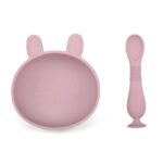 BPA-Free-Rabbit-Silicone-Bowl-for-Baby-Silicone-Baby-Feeding-Bowl-Tableware-Waterproof-Spoon-Non-Slip