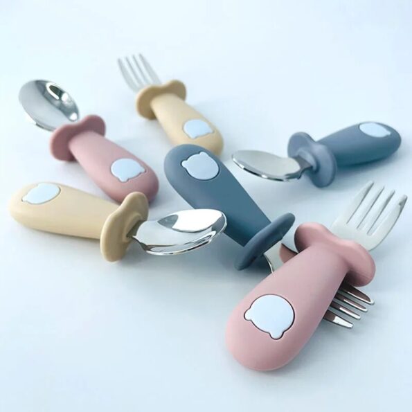 Baby-Cartoon-Tableware-Set-Children-Utensil-Stainless-Steel-Toddler-Dinnerware-Cutlery-Cartoon-Infant-Food-Feeding-Spoon-3