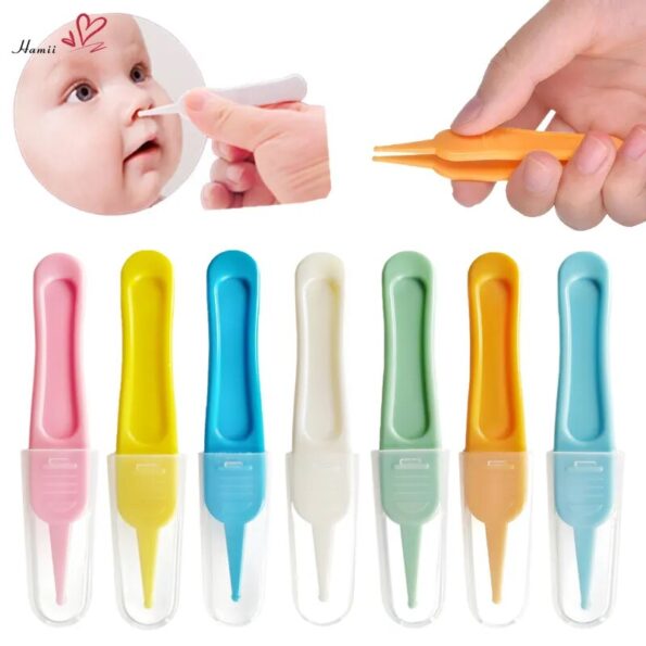 Baby-Dig-Booger-Clip-Infants-Ear-Nose-Navel-Clean-Tools-Kids-Safety-Tweezers-Cleaning-Forceps-Toddler