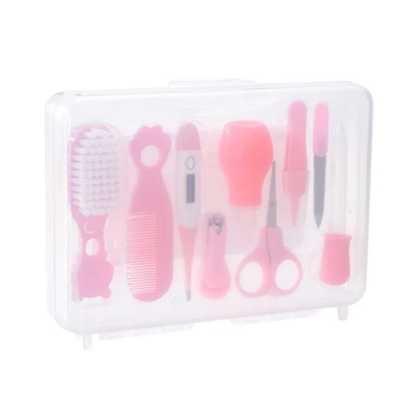 Baby-Nail-Care-Box-9-piece-Set-fingernail-Clipper-Comb-Brush-Nose-Aspirator-agnail-Clipper-Medication-2