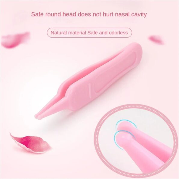Baby-Plastic-Cleaning-Tweezers-Safety-Care-Round-Head-Clamp-Anti-skid-Design-Clean-Ear-Holes-Nostrils-3