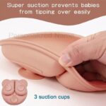 Feeding-Set-Silicone-For-Baby-Sucker-Bowl-Dishes-Plate-For-Kids-Bear-Plate-Set-Baby-Tableware