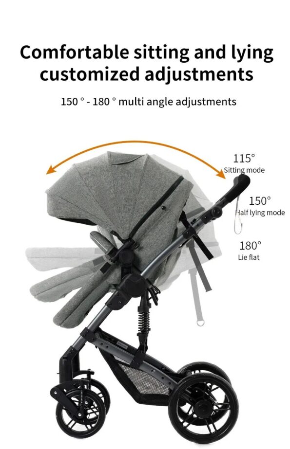 Lightweight-Baby-Stroller-High-quality-High-landscape-Folding-Cart-Comfort-Baby-Stroller-2-in-1-for-2