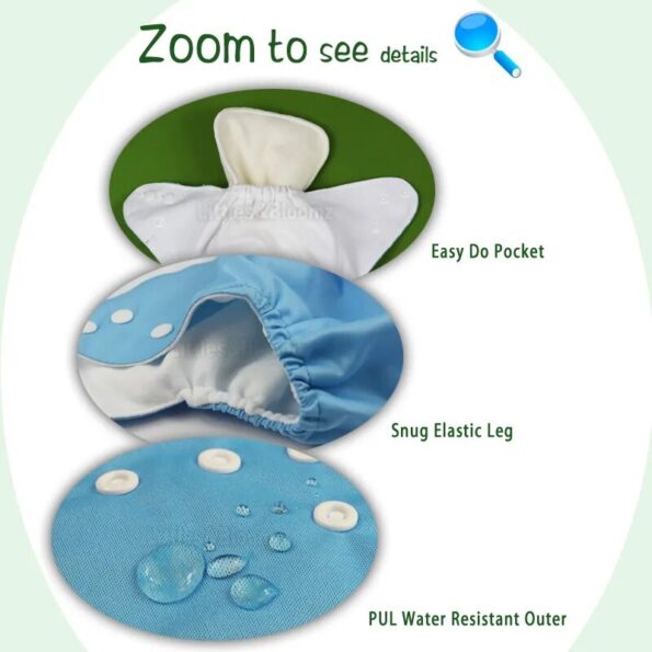 Littles-Bloomz-2023-Washable-Reusable-Cloth-Diaper-Ecological-Adjustable-Real-Pocket-Nappy-Fit-0-2year-3