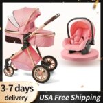 Luxurious-Baby-Stroller-3-in-1-Portable-Travel-Baby-Carriage-Fold-Pram-High-Landscape-Aluminum-Frame