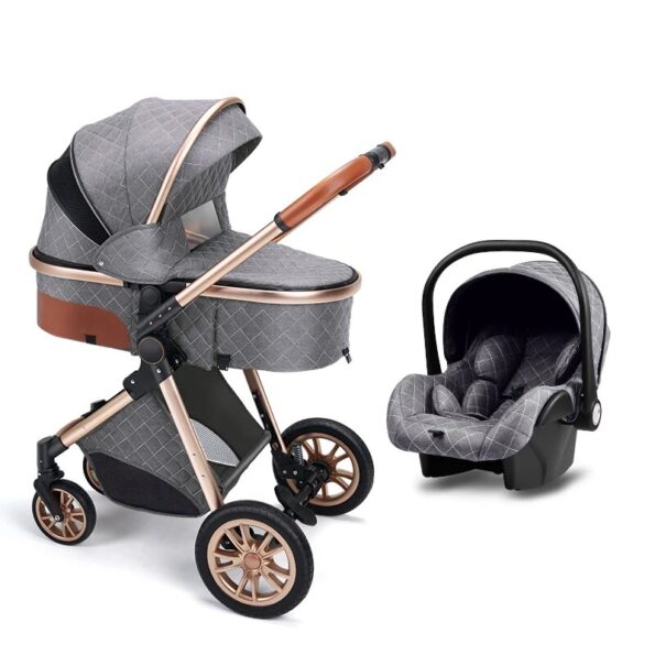 Luxury-Multifunctional-Baby-Stroller-3-in-1-High-Landscape-Baby-Pram-Adjustable-Baby-Bassinet-Infant-Carseat-5
